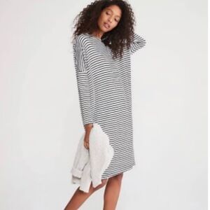 Lou&Grey Striped Dolman Sweater Dress Size L